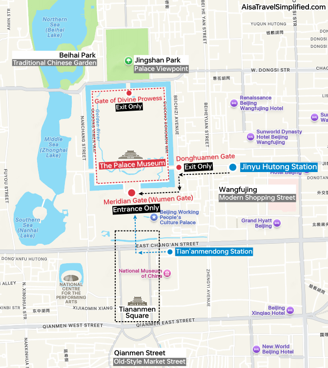 The Palace Museum Map