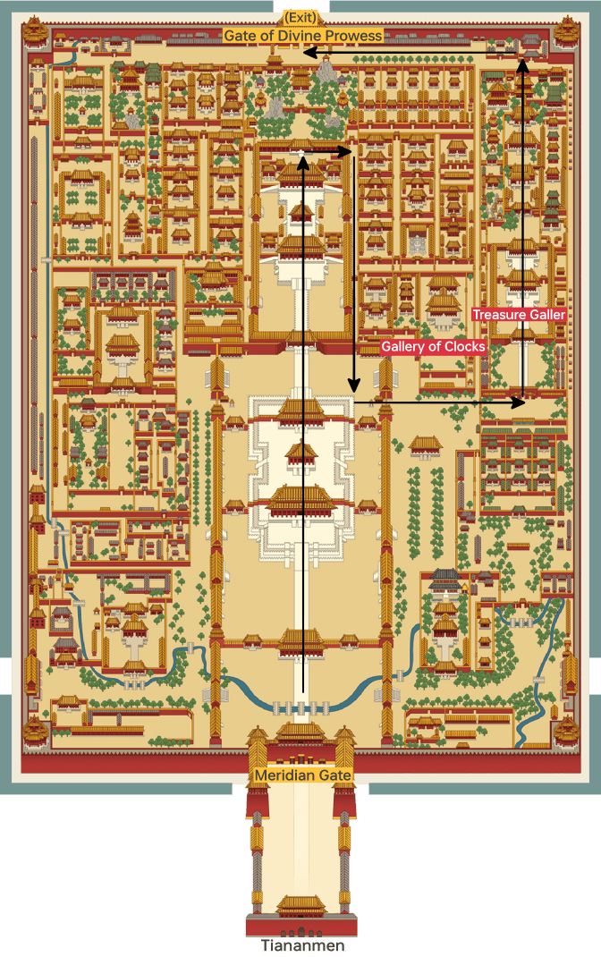 The Palace Museum Map