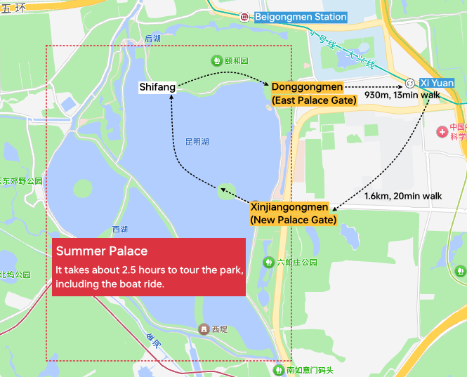 Summer Palace Map