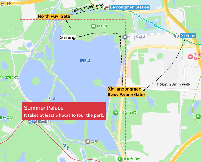 Summer Palace Map