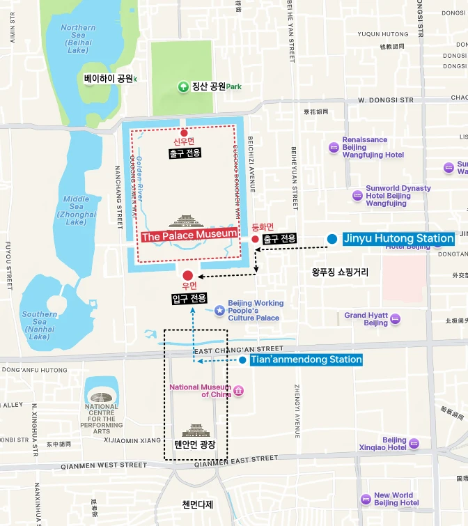 The Palace Museum Map