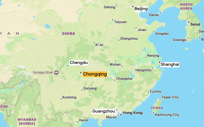 Chongqing location