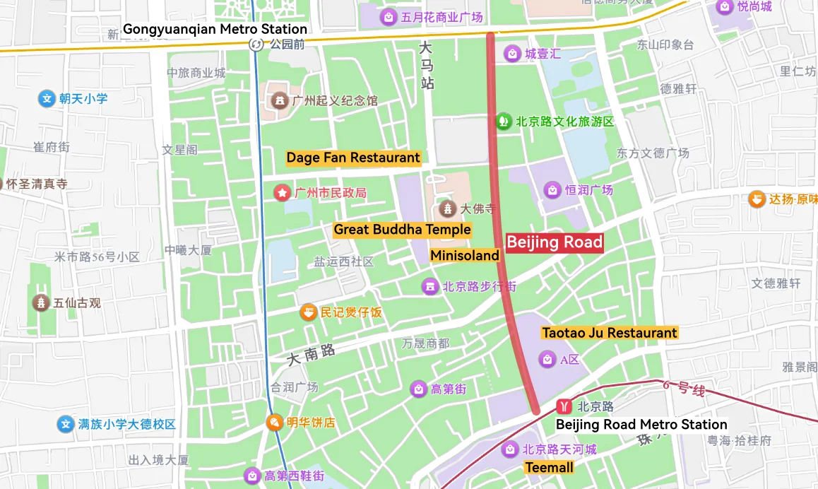 Beijing Road Map