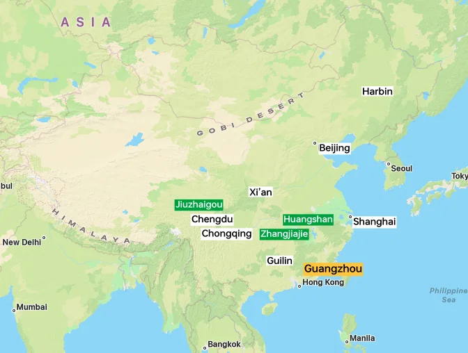 Guangzhou location