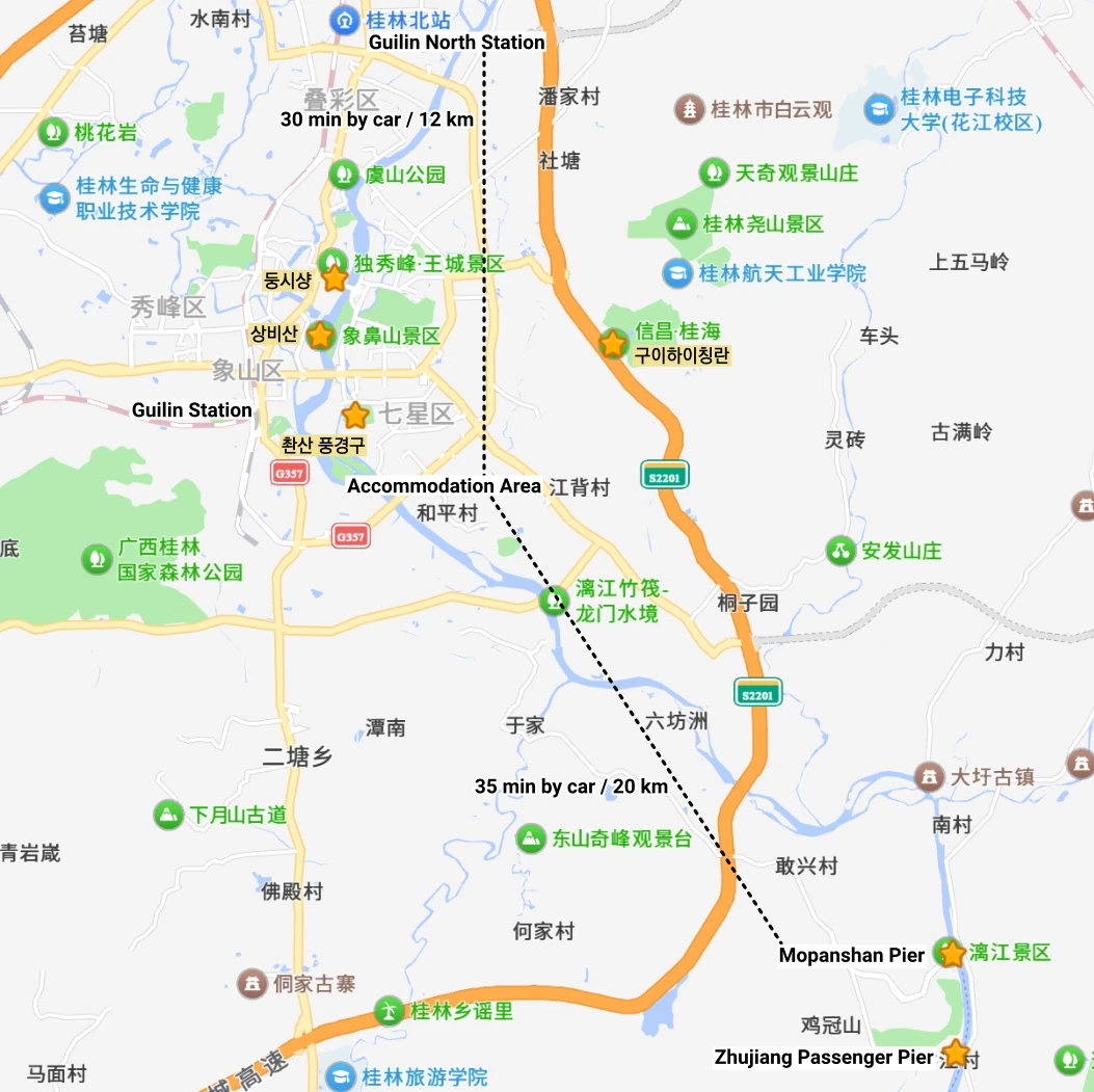 Guilin map