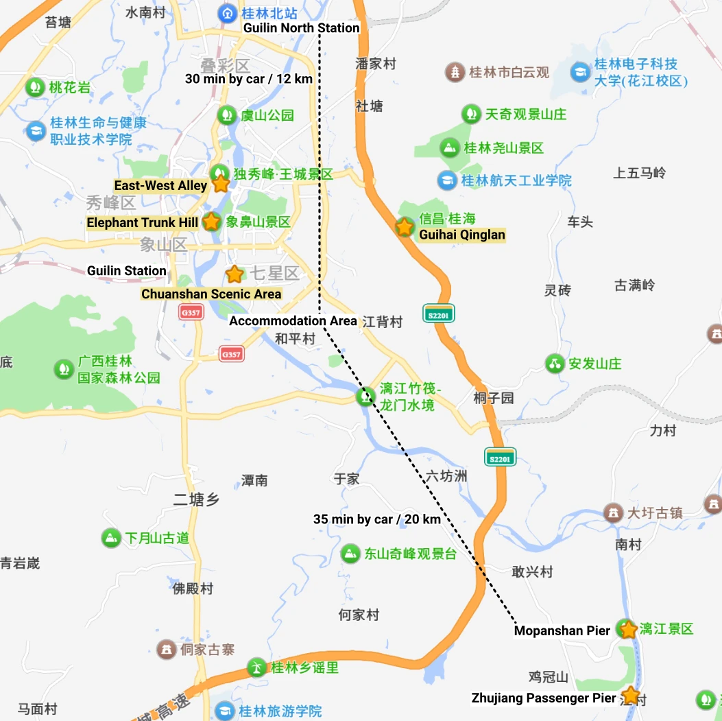 Guilin map