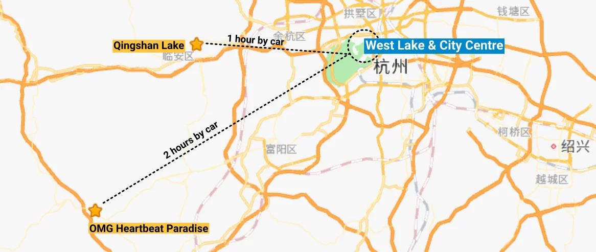 Hangzhou map