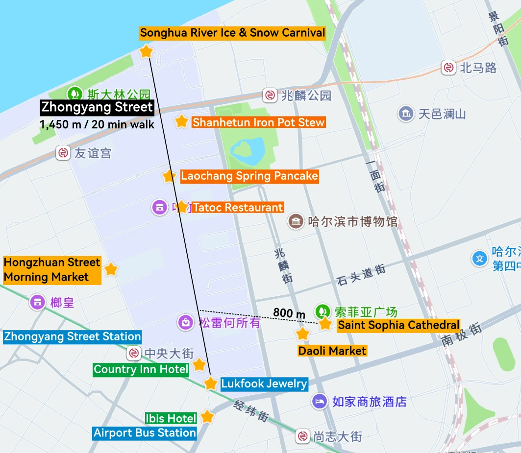 zhongyang street map