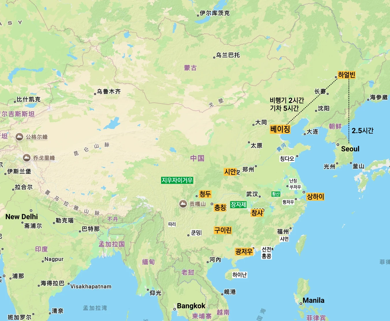 harbin map