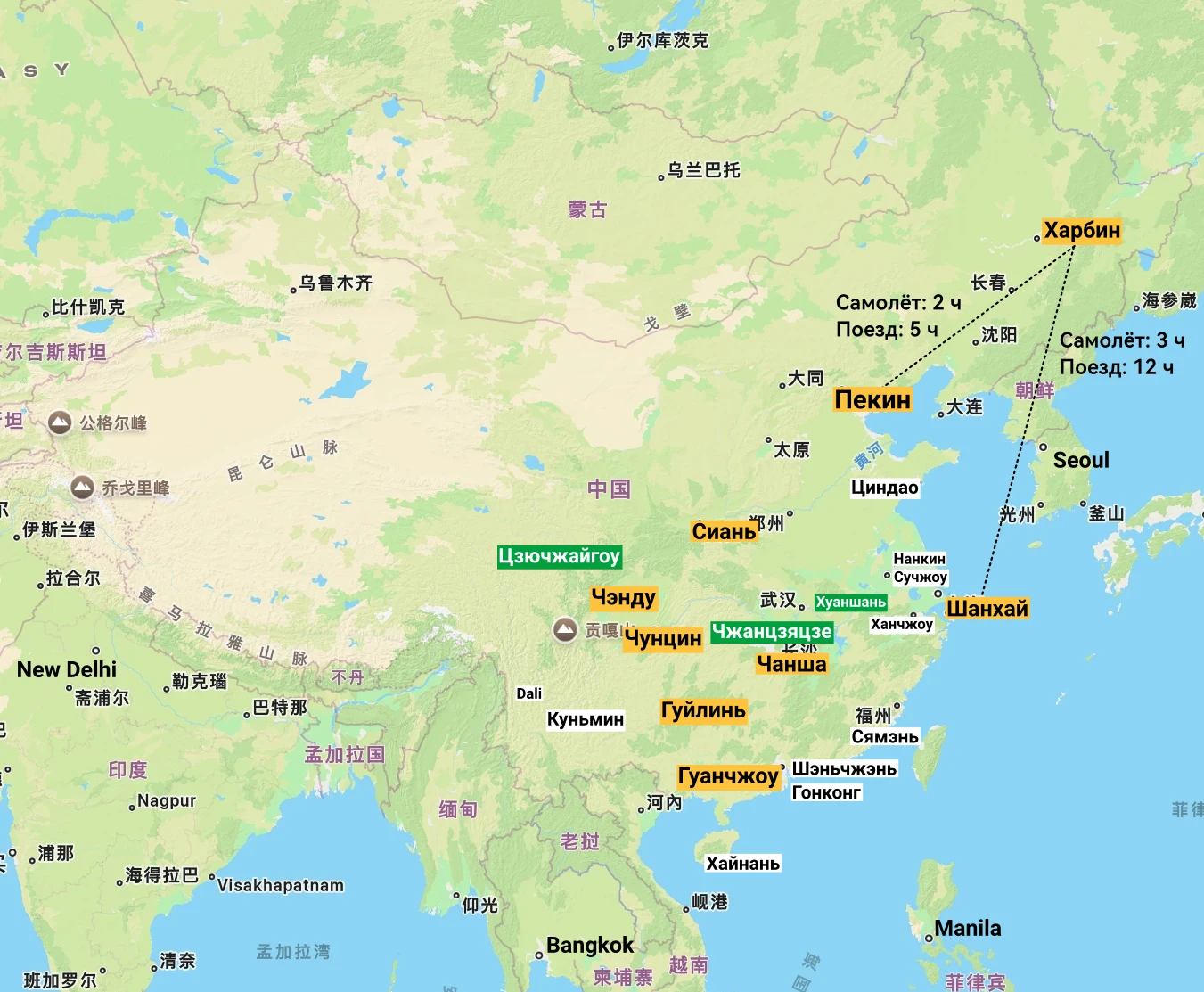harbin map