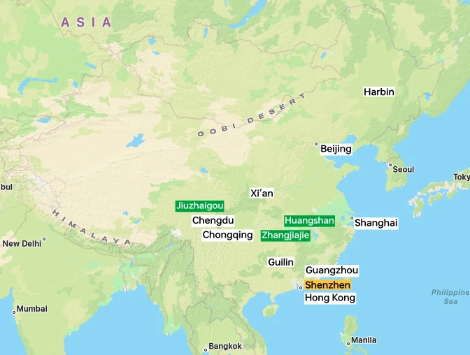 Shenzhen location