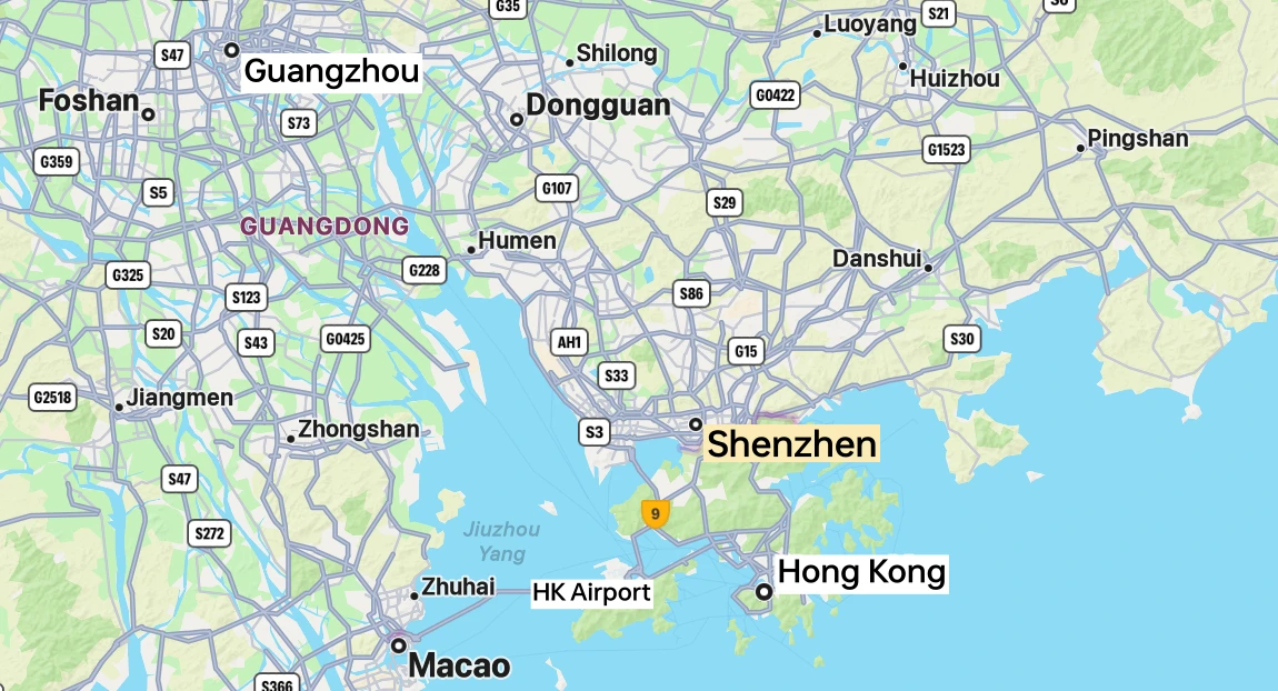 Shenzhen location