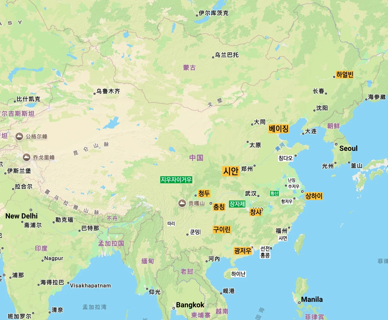 Xi’an location