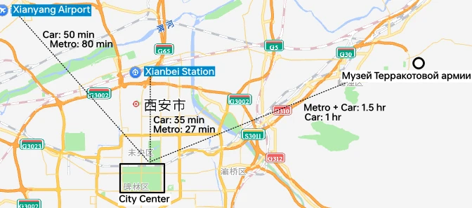 Xi’an map