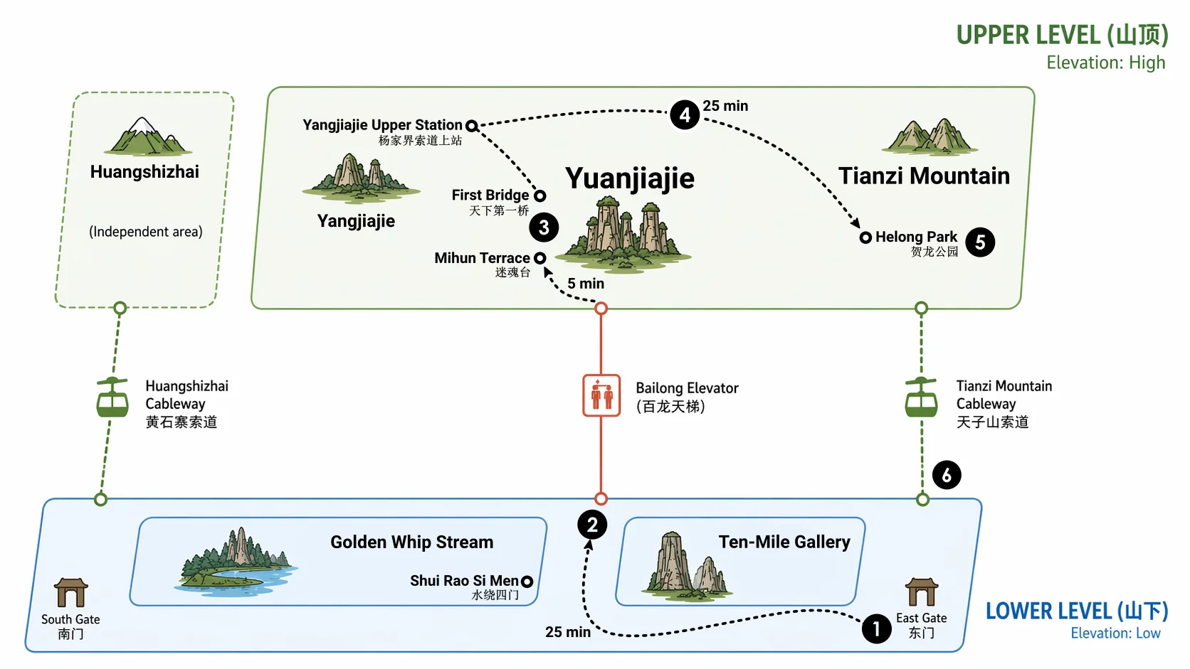 National Forest Park map