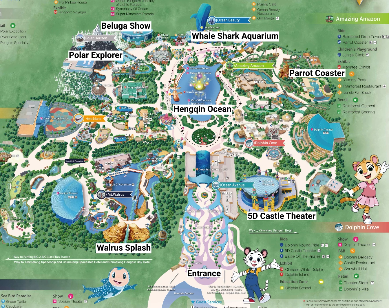 chimelong map