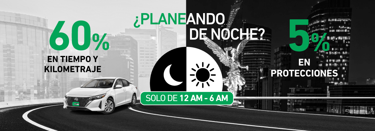 Que tus planes nocturnos terminan con el auto listo 