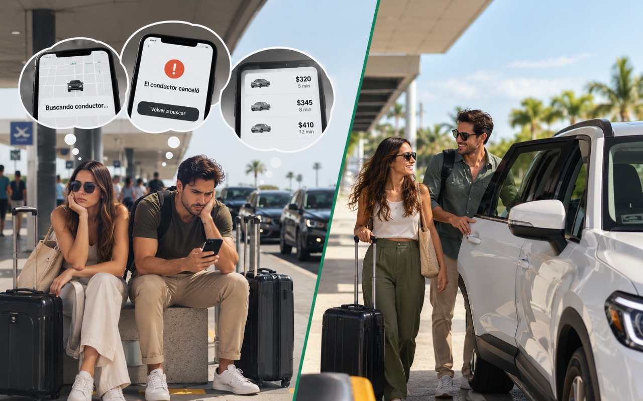 Elegir entre rentar un auto o utilizar aplicaciones de transporte al viajar por México