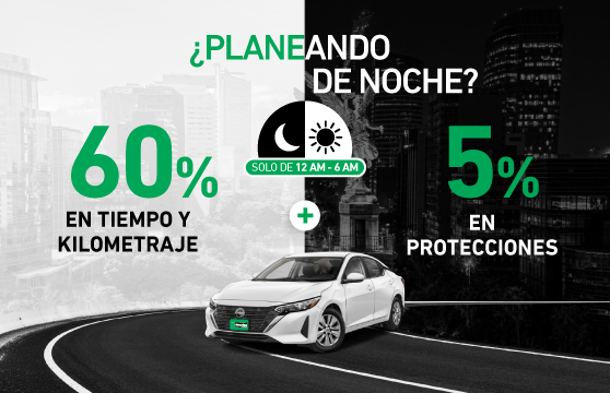 Que tus planes nocturnos terminan con el auto listo 