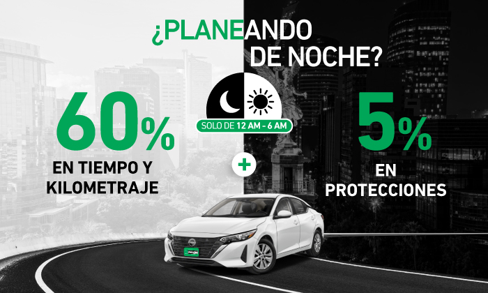 Que tus planes nocturnos terminan con el auto listo 