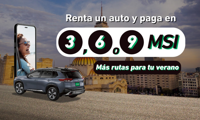 Paga en 3, 6 o 9 MSI y sigue armando tus vacaciones