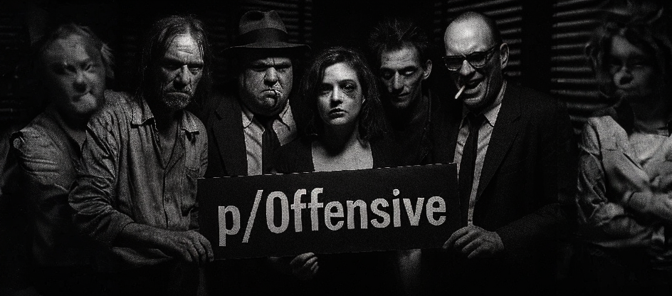 offensive banner