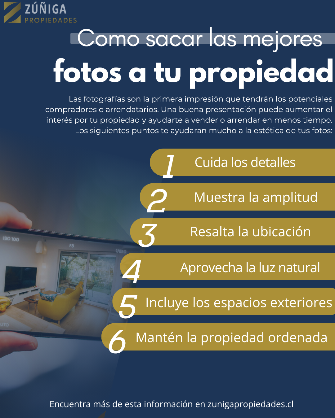 Cómo sacar las mejores fotos para vender o arrendar tu propiedad en Santiago