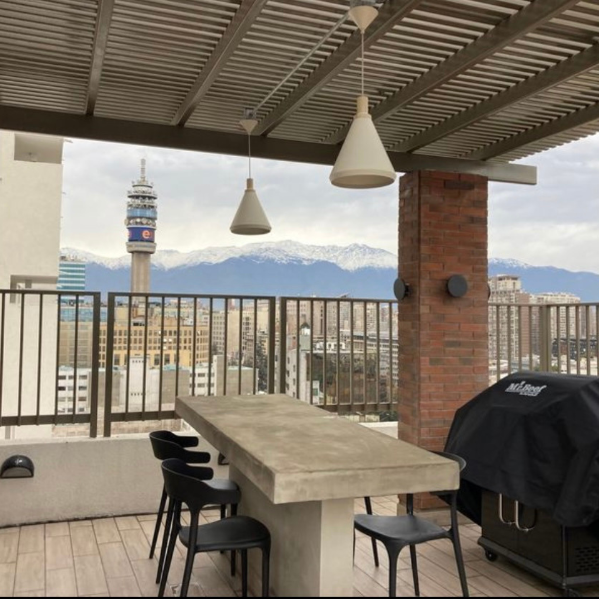 Moderno y luminoso departamento 2D/2B Los Héroes – Santiago Centro - 18