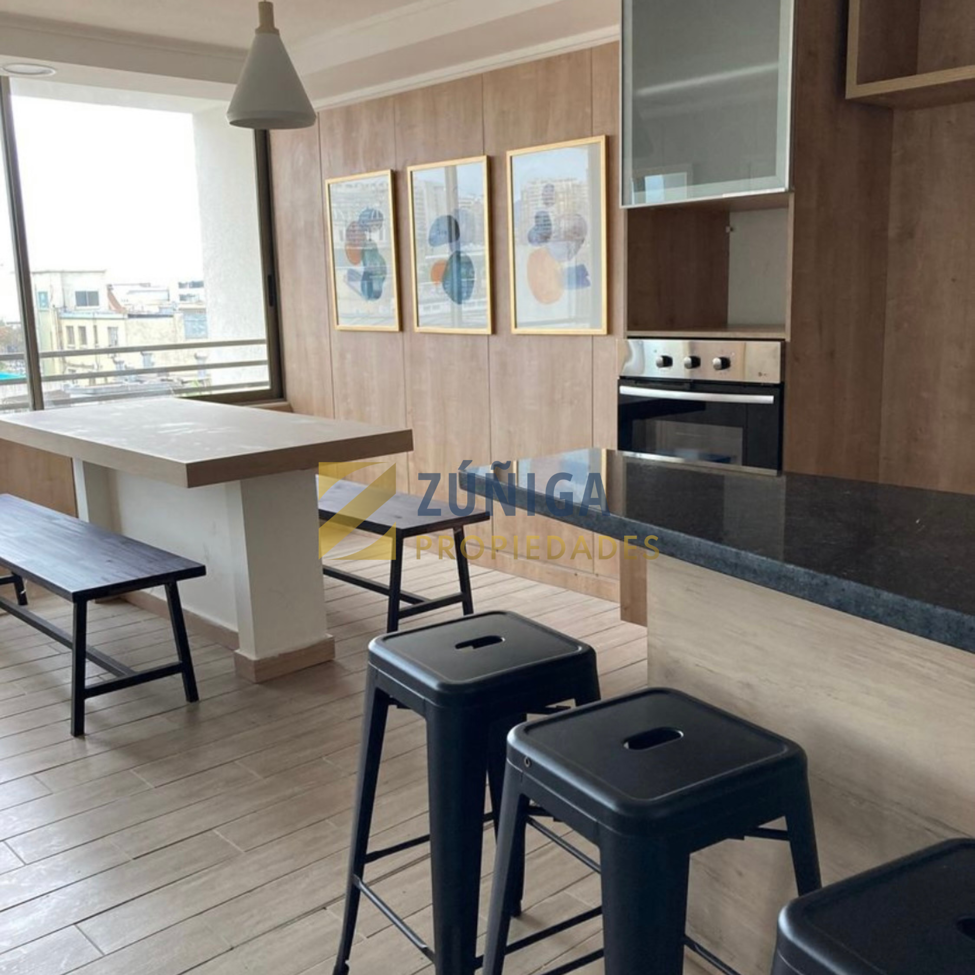 Moderno y luminoso departamento 2D/2B Los Héroes – Santiago Centro - 20